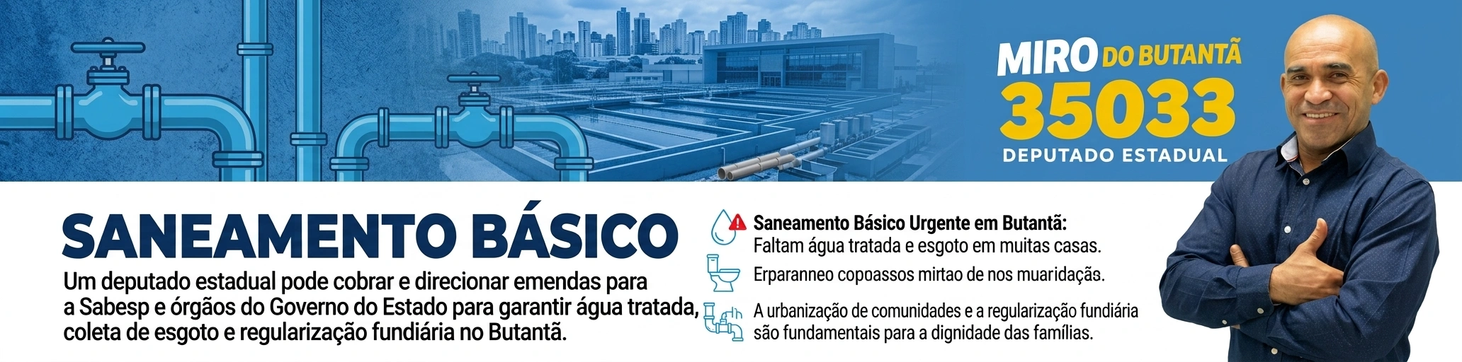 Saneamento - Miro do Butantã